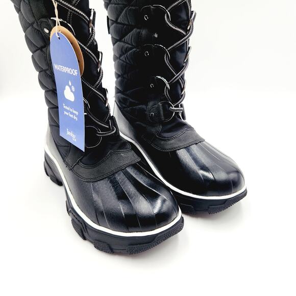 JBU by Jambu Women Black Water Resistant Lorina Chilly Winter Boots Size US 6M - Picture 5 of 8